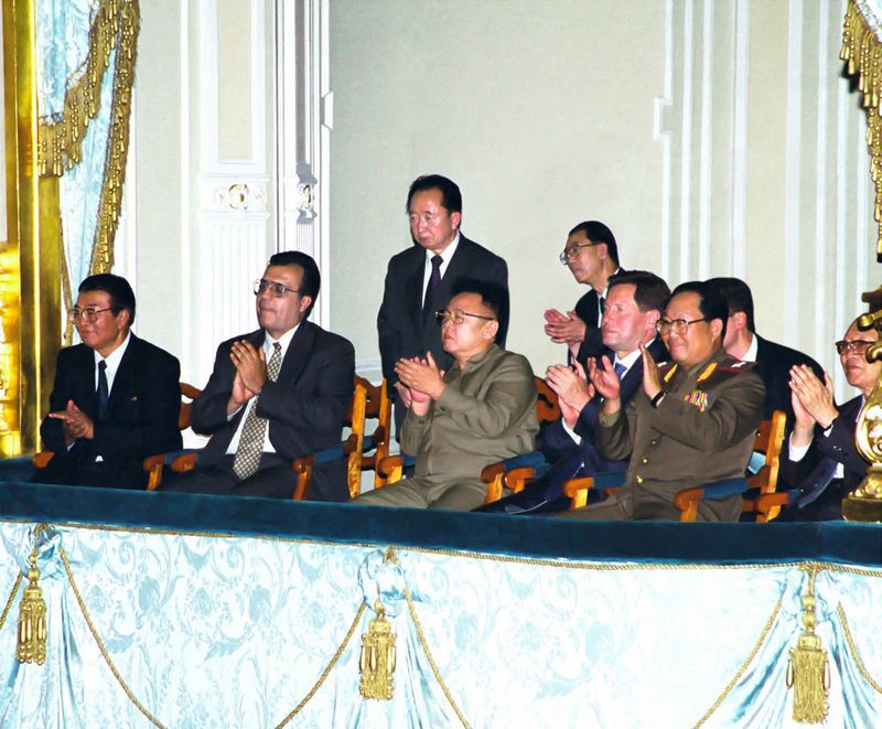 Во время представления балетного спектакля «Сильфида»
в Мариинском театре.