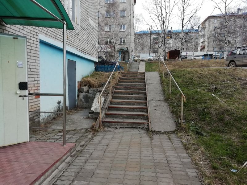 Один из примеров: пандусы в Ванино на улицах Вторая и Третья Линии