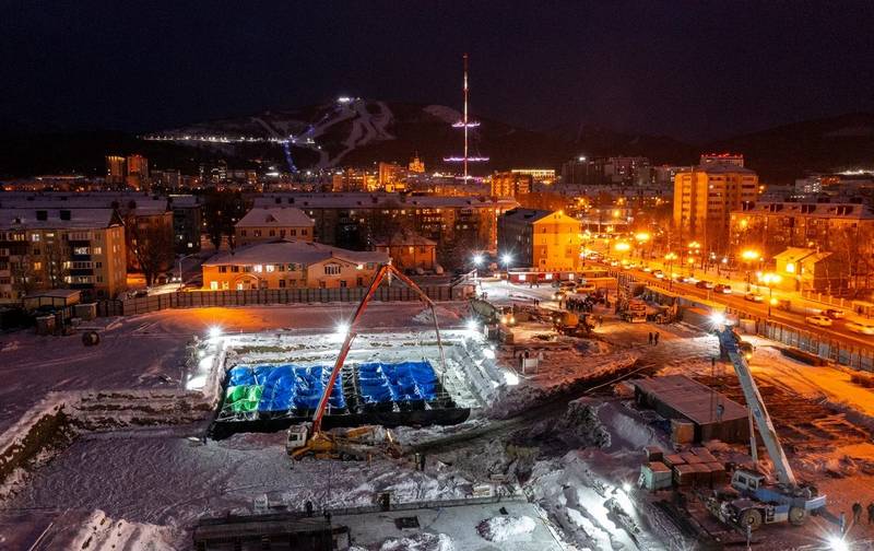 К строительству фундамента нового студгородка приступили в Южно-Сахалинске