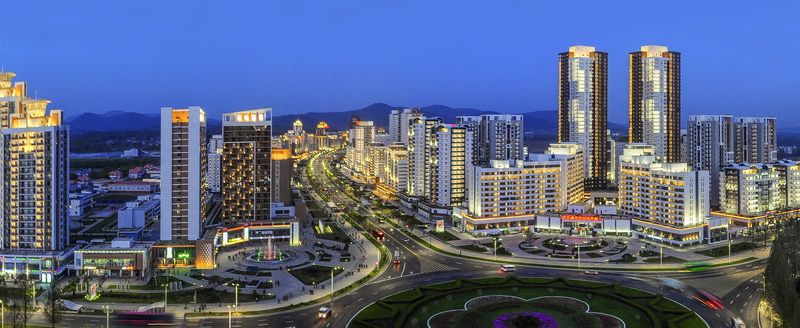 Улица Римхын вечером.