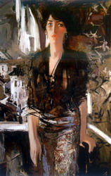 Портрет жены Надежды/ Хрустов (нажмите, чтобы увеличить)