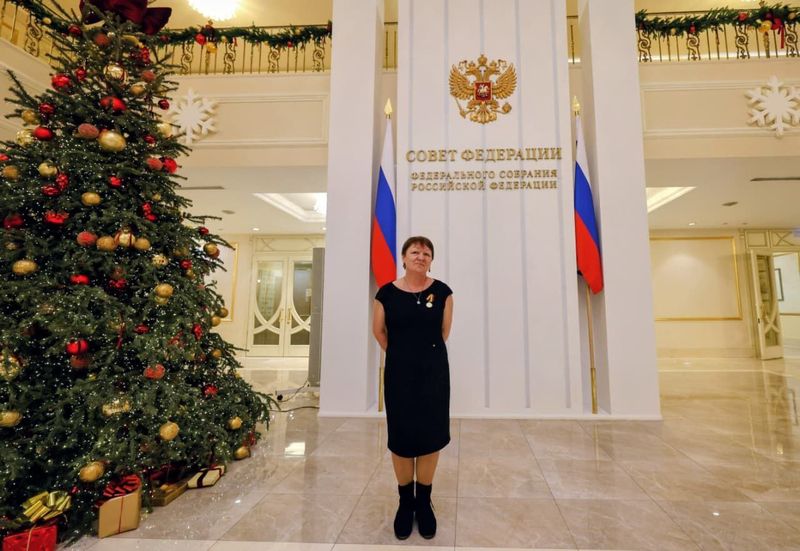 Татьяна Фонова награждена медалью  Министерства обороны РФ