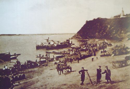 Амур - пристань у  Хабаровска 19 век