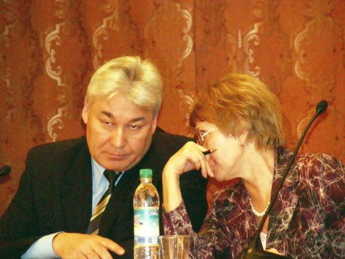 В. Корякин и Л. Перкулимова