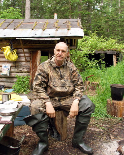 Главный редактор «Хабаровского Экспресса» Станислав Глухов в таежном путешествии-2009