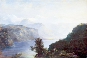Е. Мейер. Горное озеро, 1844 (нажмите, чтобы увеличить)