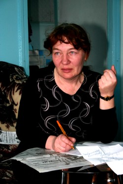 Убитая горем мать