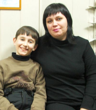 Тимоша с любимой мамой Леной