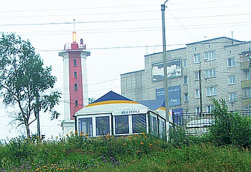 Взгляд на Ванино с вокзала.