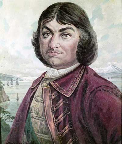 В. Беринг. Рис. Валерий Ефимов.