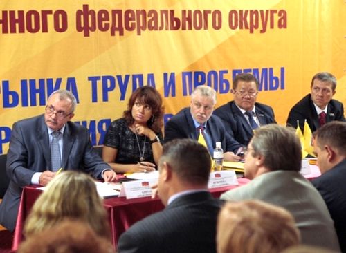 С. Миронов в Хабаровске