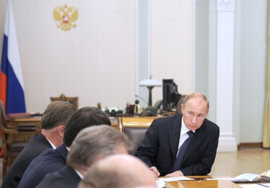 Председатель Правительства Российской Федерации В.В.Путин провёл совещание по вопросу обустройства автомобильной дороги Чита–Хабаровск