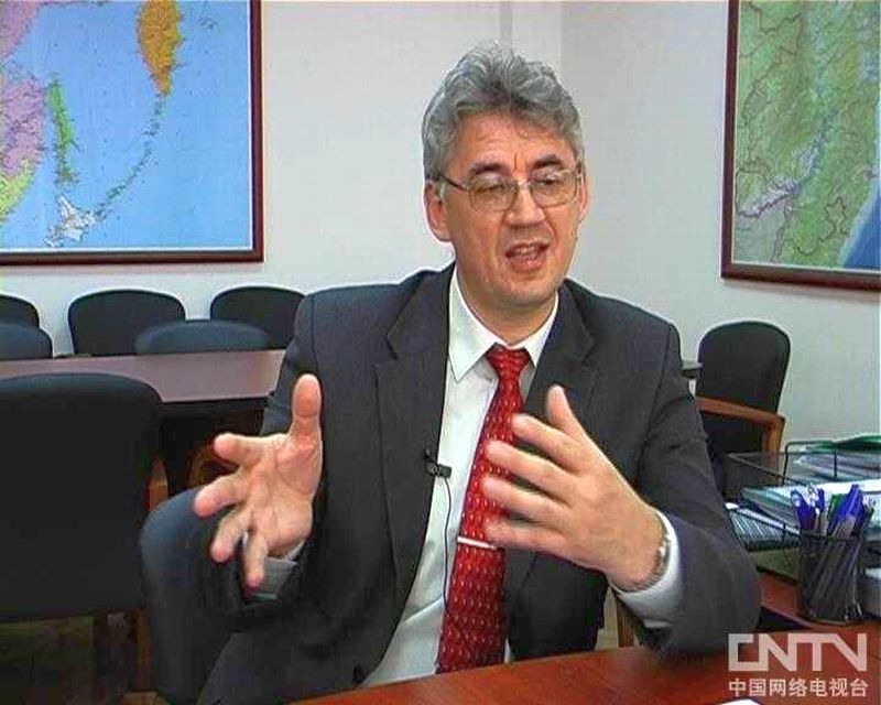 Виктор Калашников, министр экономического развития и внешних связей края./ 卡拉什尼科夫