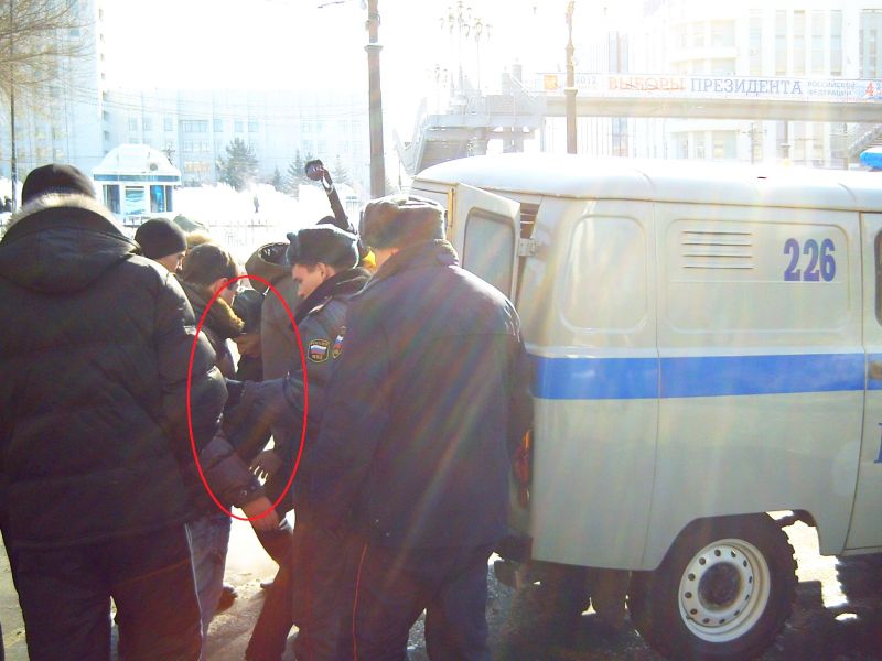 Хабаровск, площадь им.В. Ленина, 4 февраля