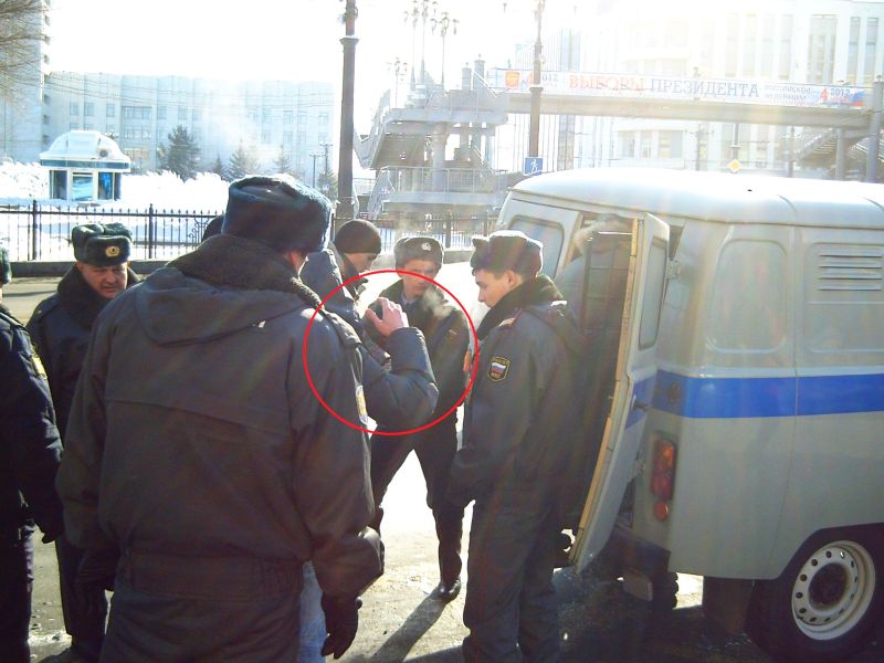 Хабаровск, площадь им.В. Ленина, 4 февраля