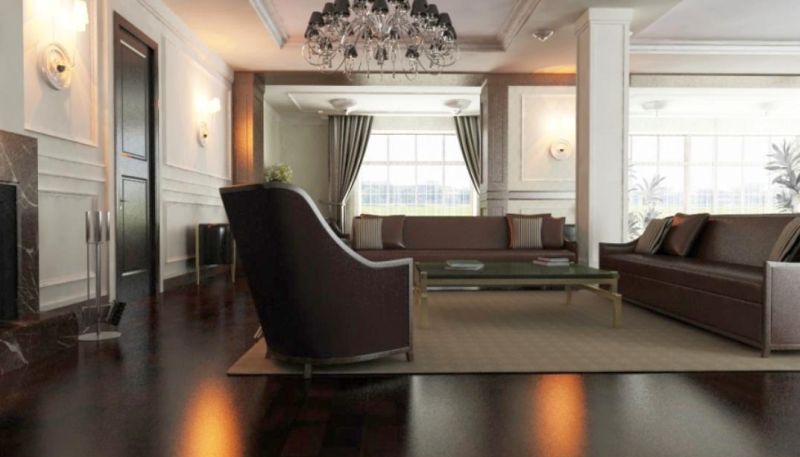 Интерьер дома №12 на ул. Девятой в пригороде Владивостока, который в народе называют «губернаторской дачей»