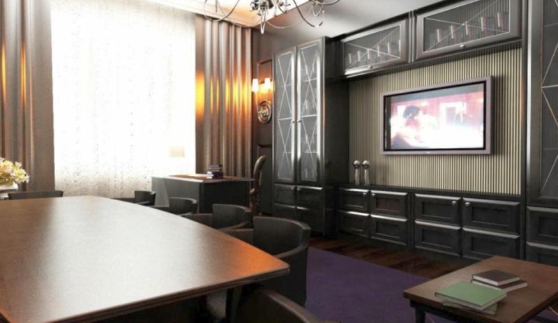 Интерьер дома №12 на ул. Девятой в пригороде Владивостока, который в народе называют «губернаторской дачей»