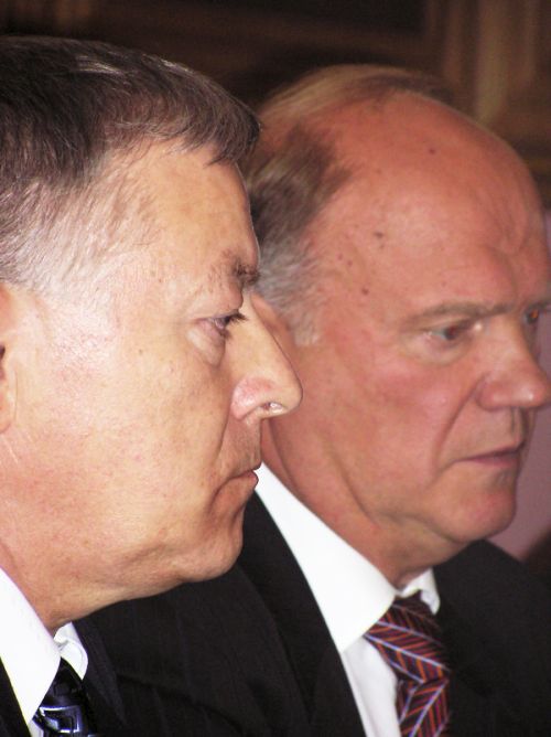 А. Дронченко и Г. Зюганов