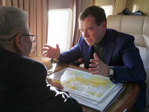 Е. Борисов и Д. Медведев