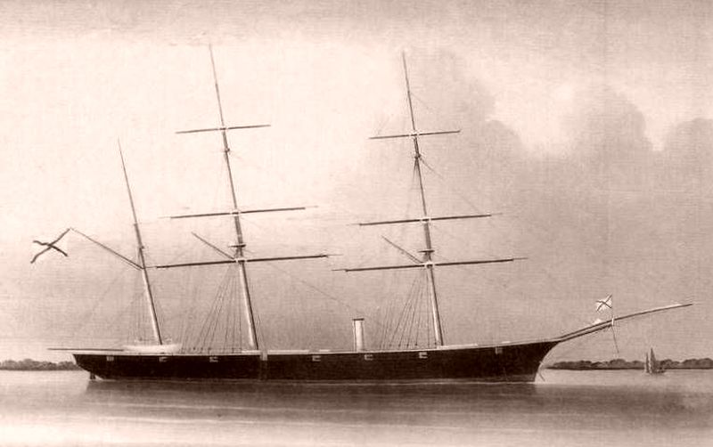 В конце 50-х годов XIX века корвет «Новик» активно рейдировал в районе Владивостока