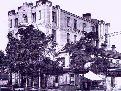 Гостиница «Эспланад», 1923 г. Хабаровск. 