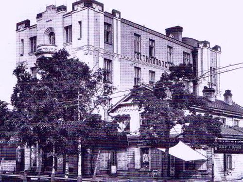 Гостиница «Эспланад», 1923 г. Хабаровск. 