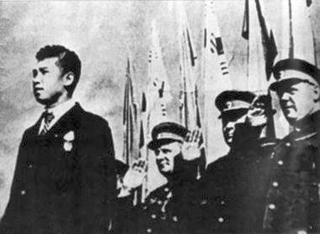 Митинг 14 октября 1945года, в Пхеньяне